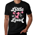 Cheerleading Little And Loud Cheerleader Gift Team Squad  Relaxed-fit T-Shirt