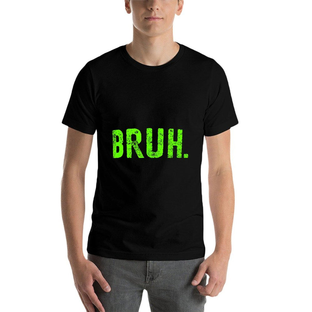 Bro Bruh Meme Kid Boy Toddler Men Funny Saying  Summer-ready Fabric T-Shirt