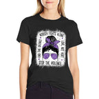 Domestic Violence Awareness Stop End Domestic Violence  Breathable T-Shirt