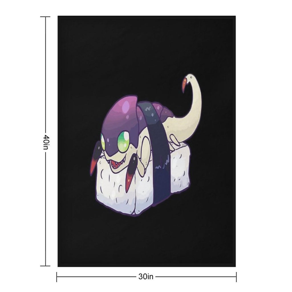 Xenos 'Nid Cute Sushi Print Gift-ready Throw Blanket