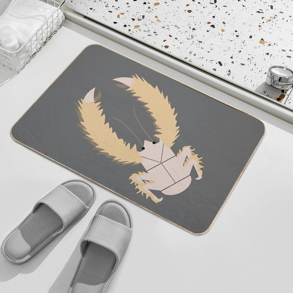 Minimal Yeti Crab (Kiwa Hirsuta)  Rapid-Drying Bath Mat