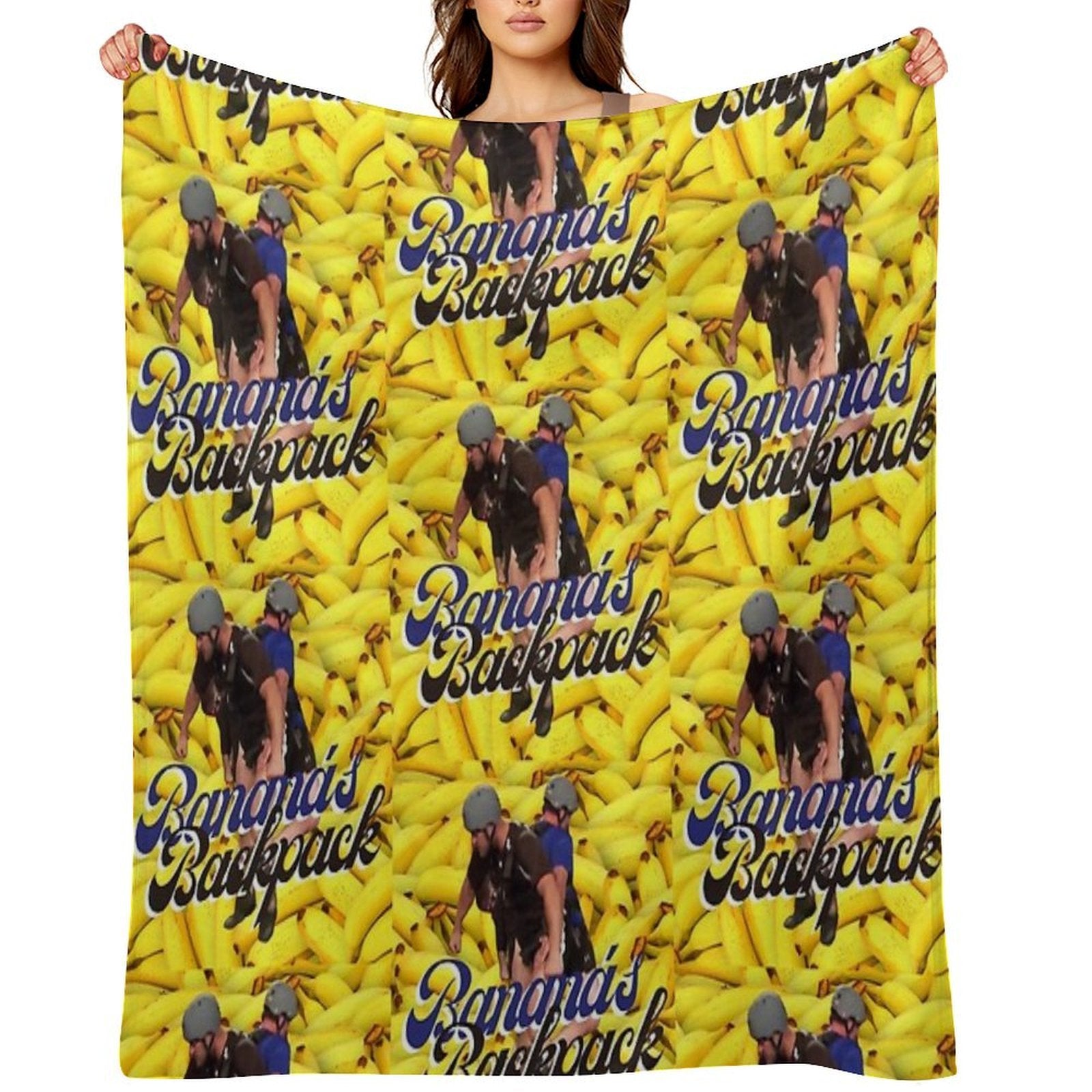 MTV Challenge Johnny Banana X CT Backpack Sustainable Throw Blanket