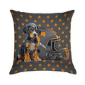 Tennessee Bluetick - Orange Stars Soft Easy Maintenance Throw Pillow
