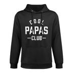 Pocket Cool Papas Club Best Papa Ever Retro Fathers Day Versatile Streetwear Hoodie