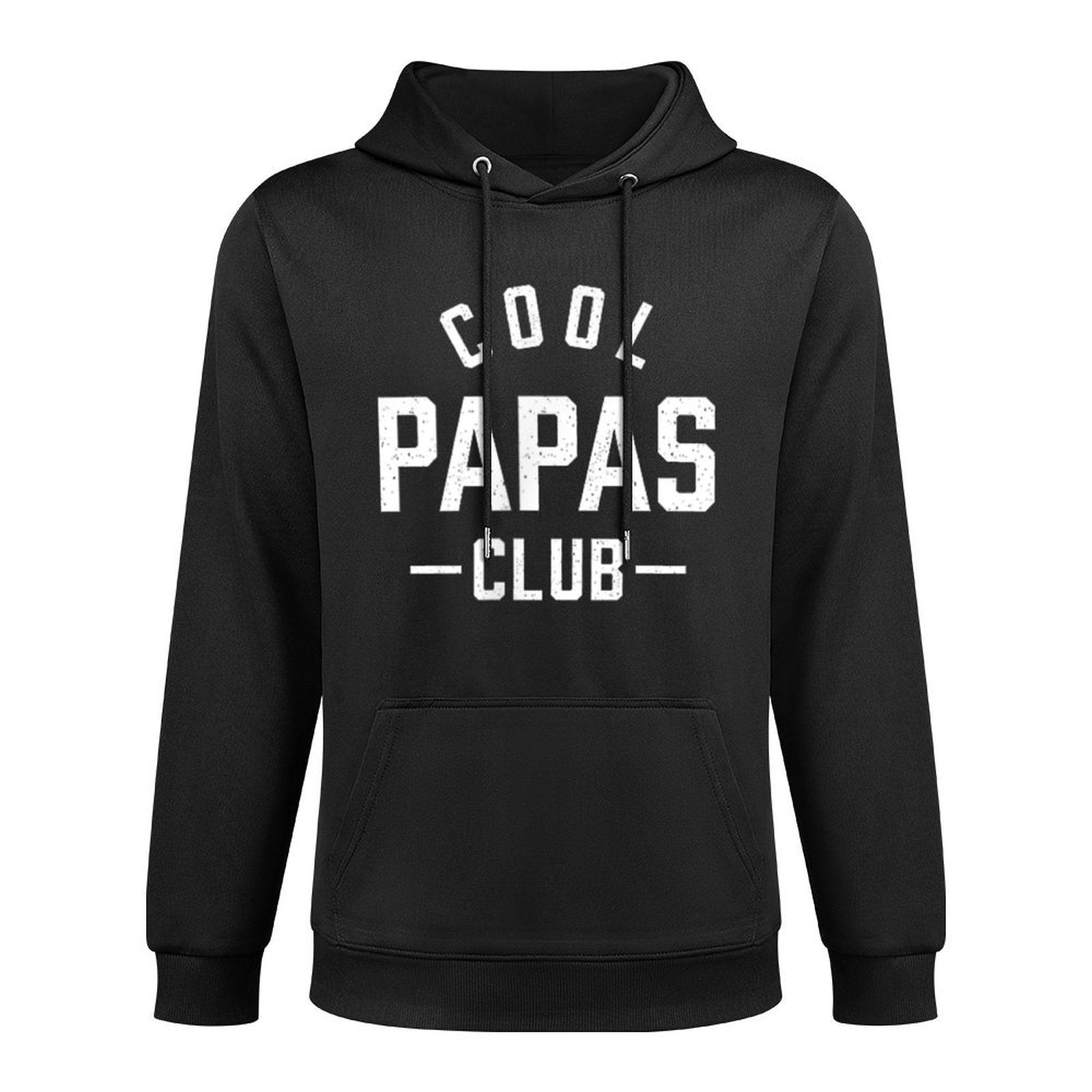 Pocket Cool Papas Club Best Papa Ever Retro Fathers Day Versatile Streetwear Hoodie