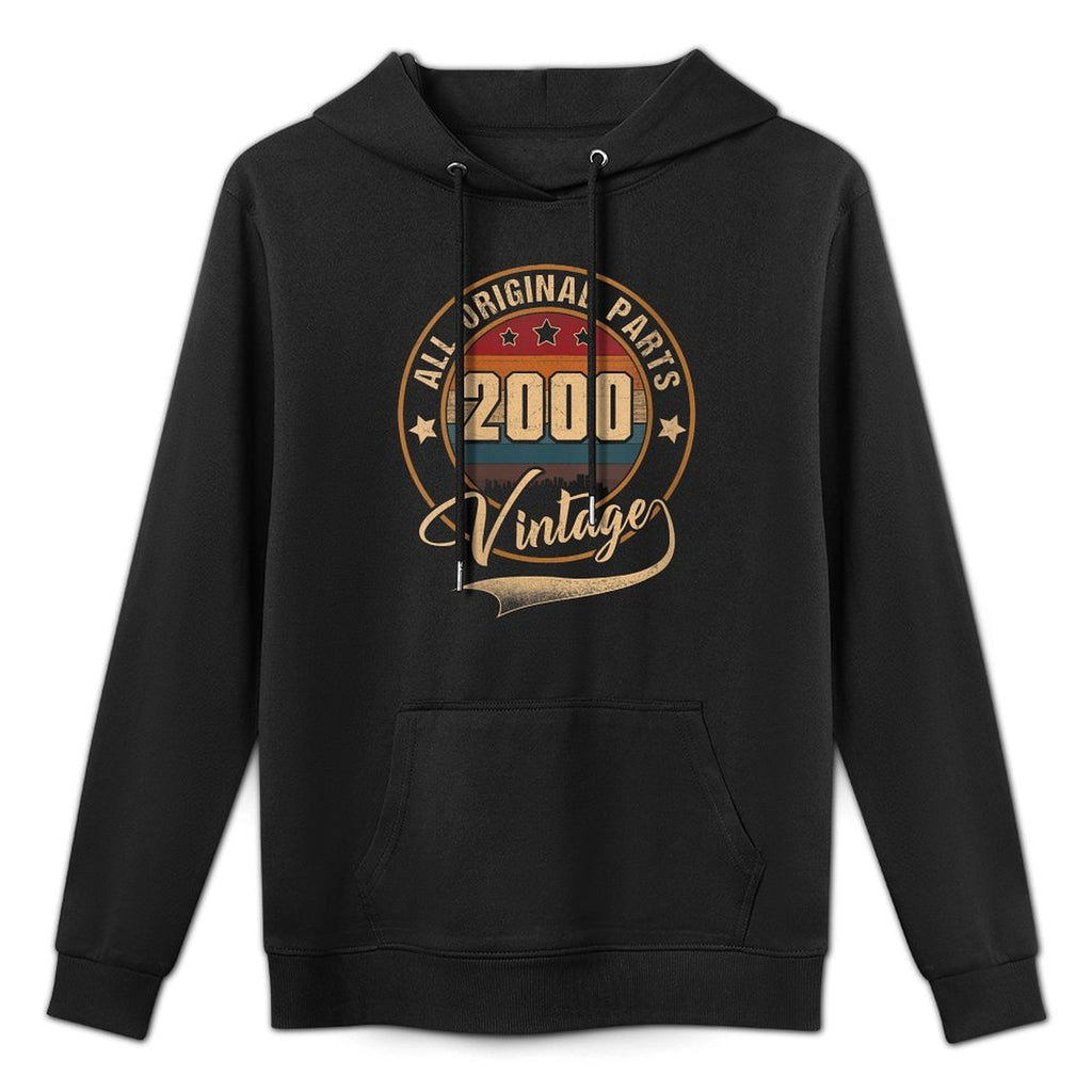 Womens Retro 25th Birthday Vintage 2000 25 Years Old All-Day Comfort Hoodie