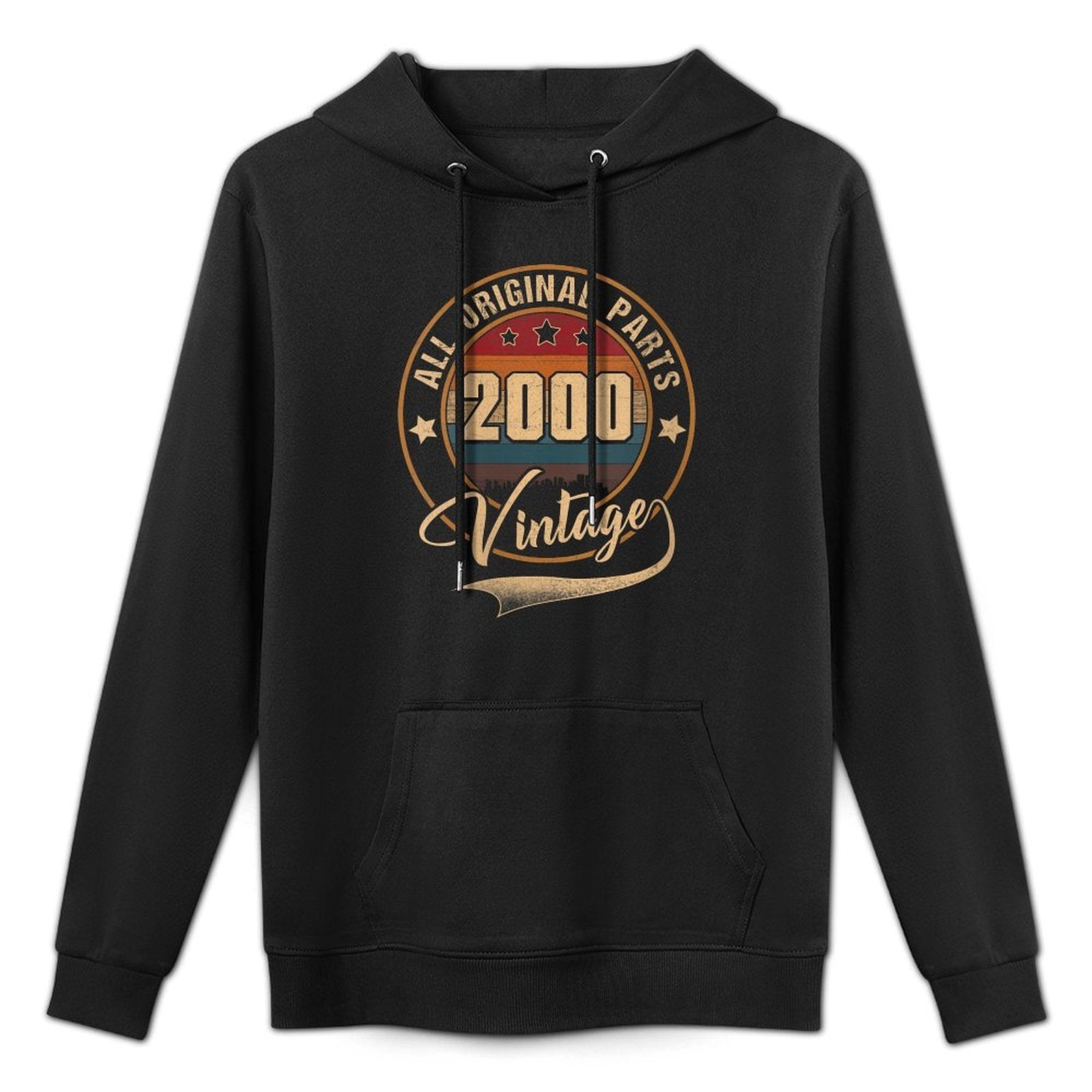 Womens Retro 25th Birthday Vintage 2000 25 Years Old All-Day Comfort Hoodie