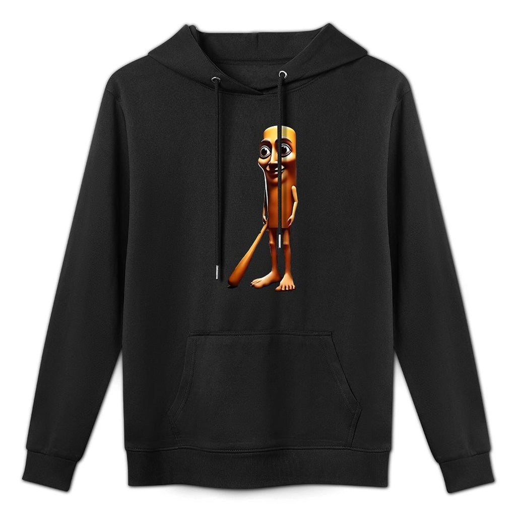 Tung Tung Tung Sahur - Italian Brainrot Meme Medium-Weight Fabric Hoodie