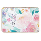 Colorful Print  Repositionable Bath Mat