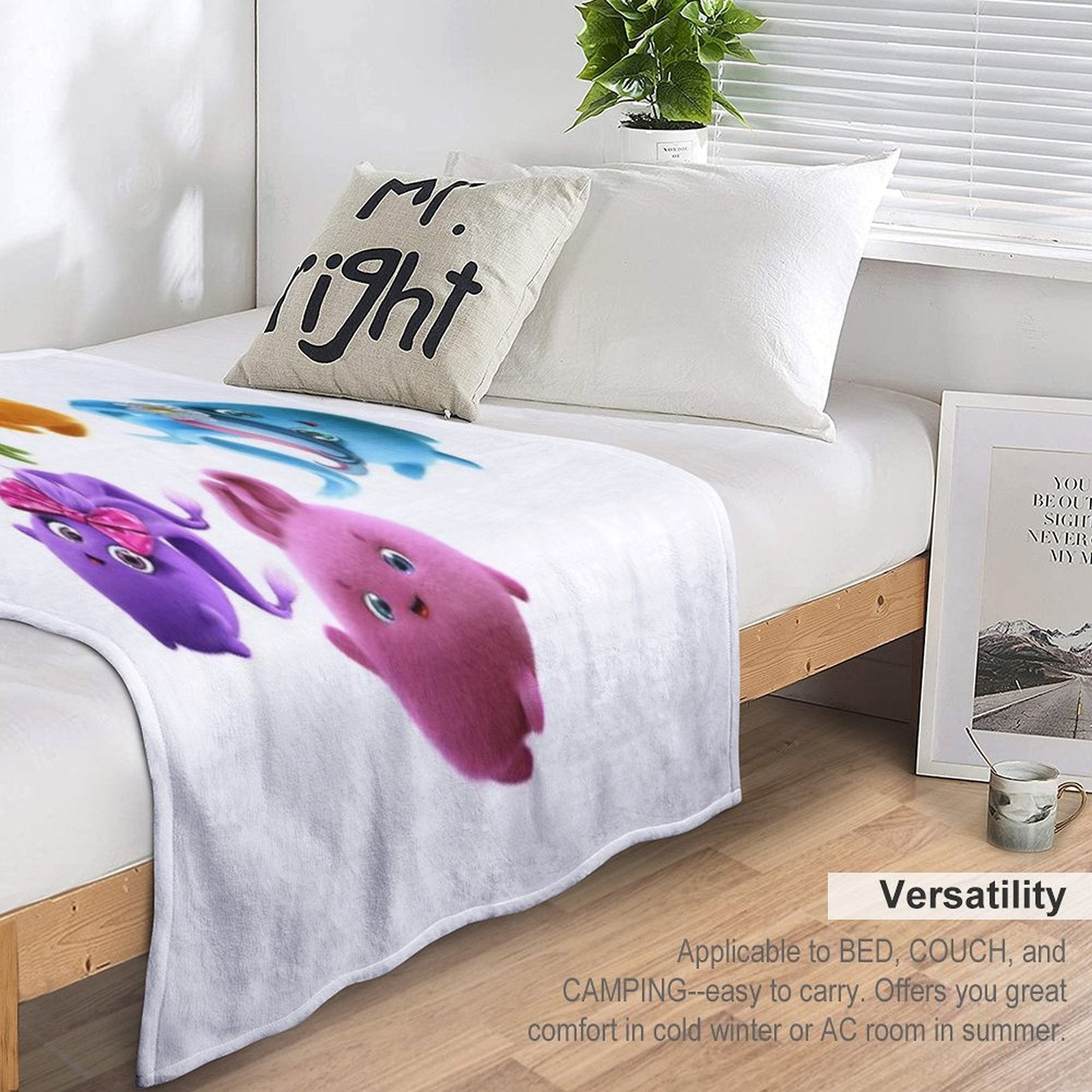 Sunny Bunnies - All Together Now Durable Throw Blanket