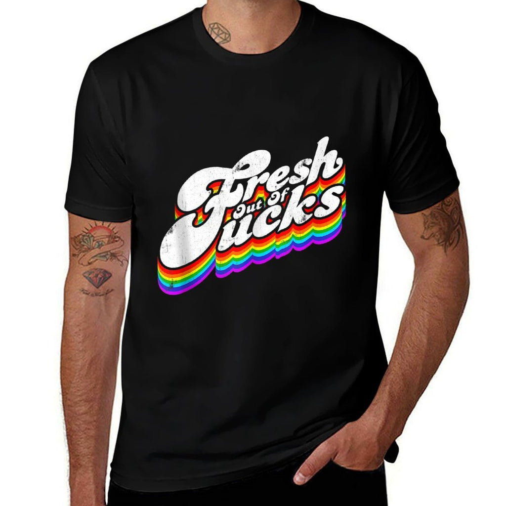 Fresh Out Of Fucks Funny Sarcasm Fresh Out Of Fucks  Vintage-inspired T-Shirt