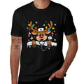 Nurse Christmas Reindeer Nursing NICU RN LPN Scrub  Versatile T-Shirt