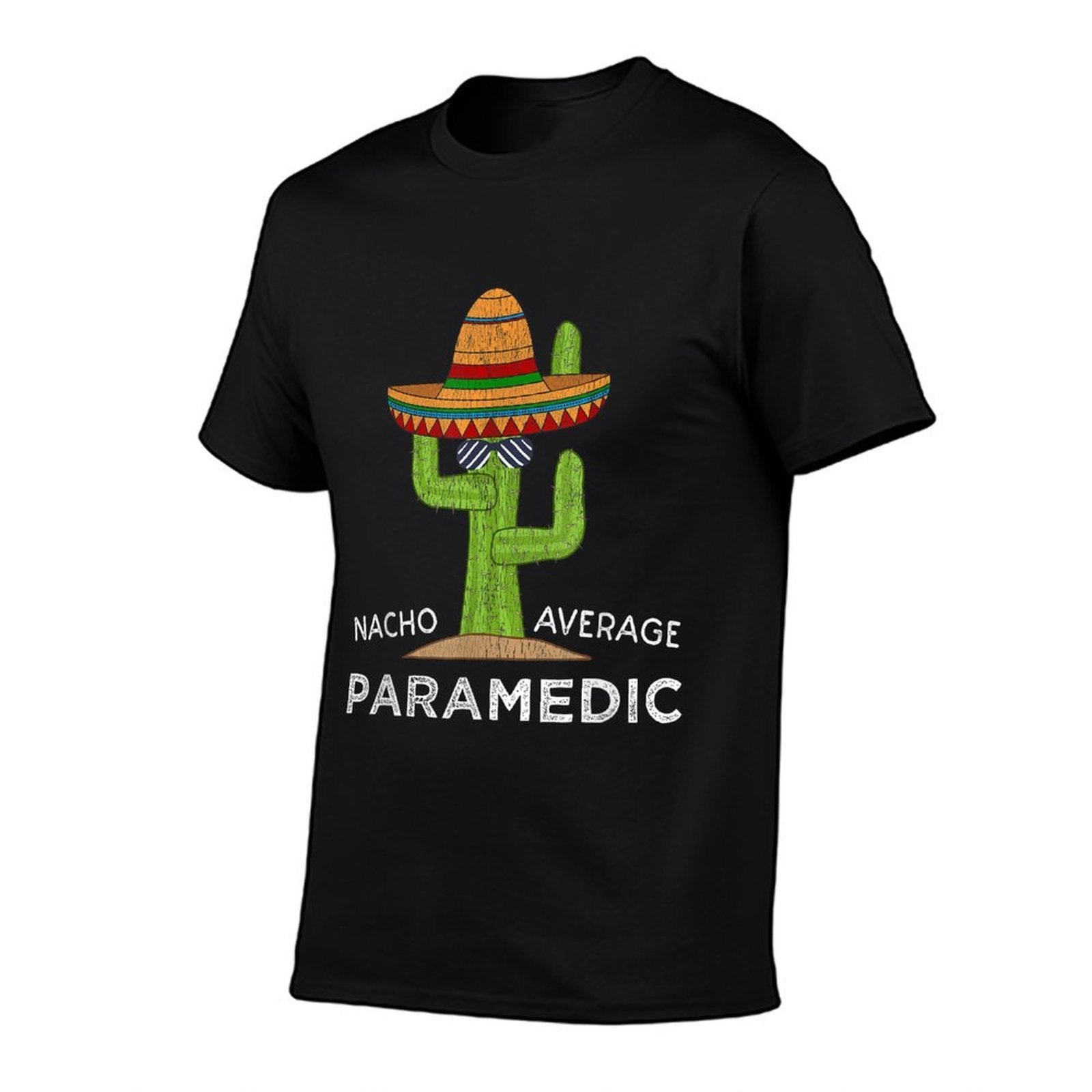 Fun EMS Professional Humor Saying  Funny EMT Paramedic  Heathered Texture T-Shirt