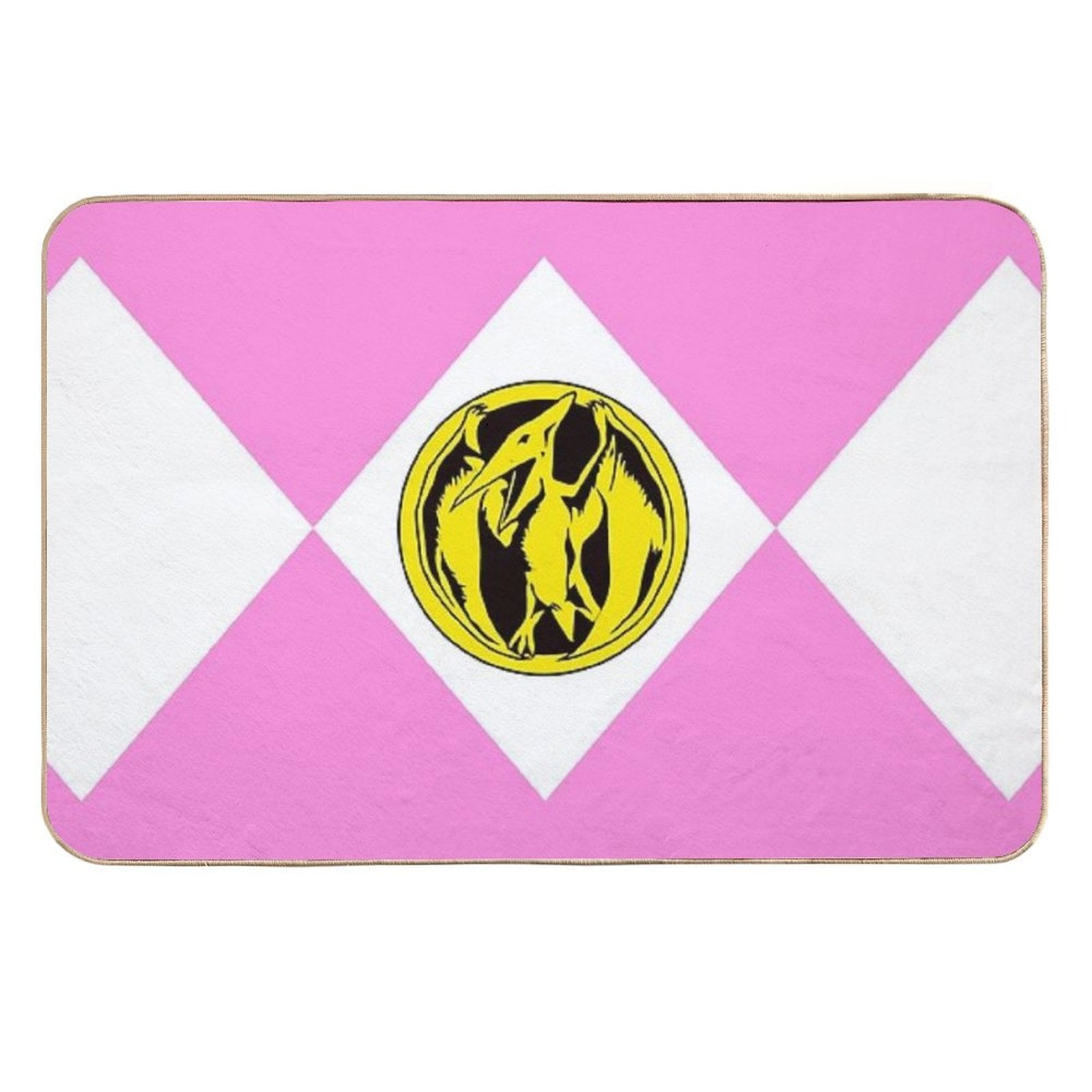 MMPR Pink Ranger With Coin  Multi-Purpose Bath Mat