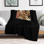Friendsgiving Classic Fríénds Funny Thanksgiving Eco-conscious Throw Blanket