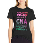 Nothing Scares Me CNA Nurse Job Lover Funny CNA  Ribbed Collar T-Shirt