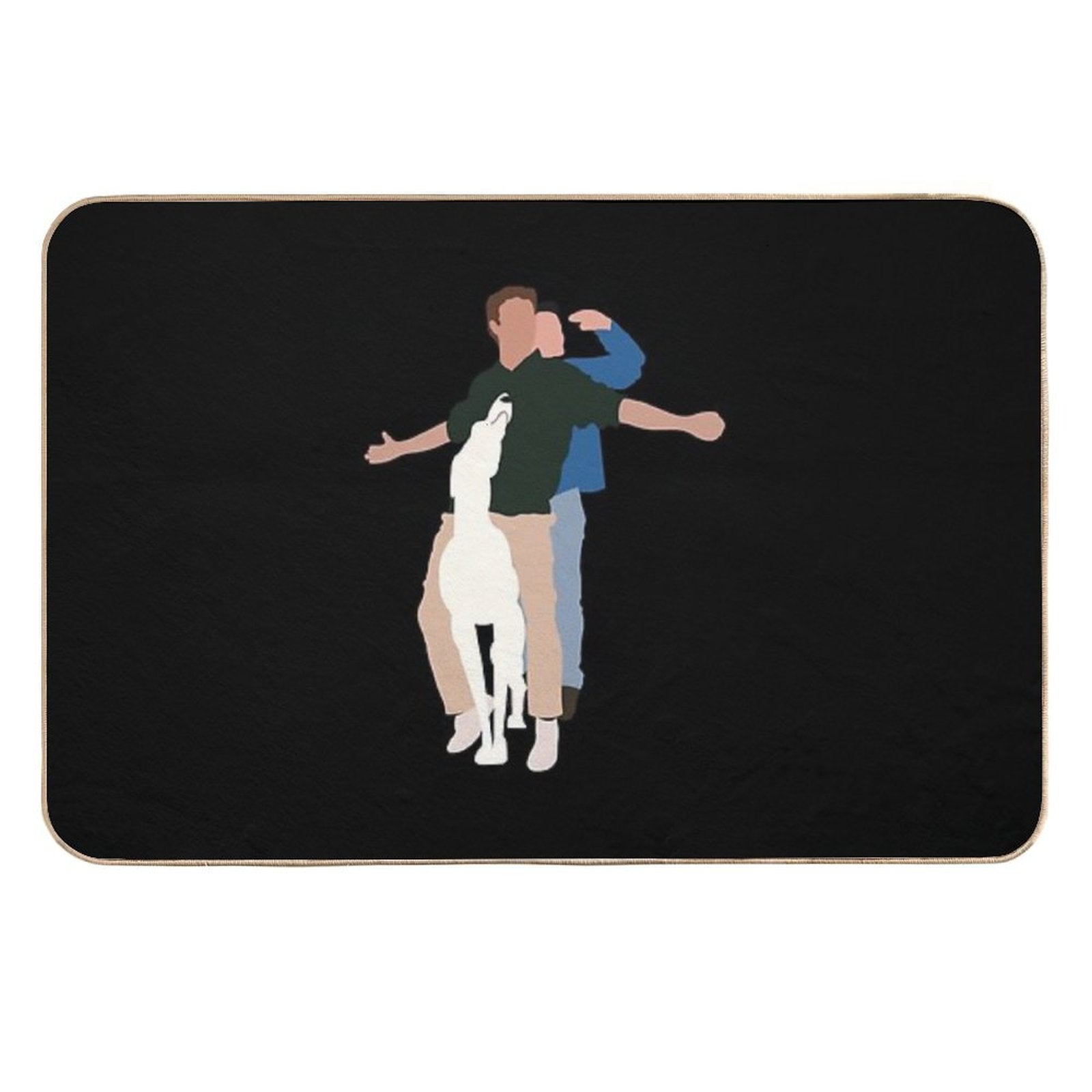 Playing Joey Handsome Chandler Men Women  Rapid-Drying Bath Mat