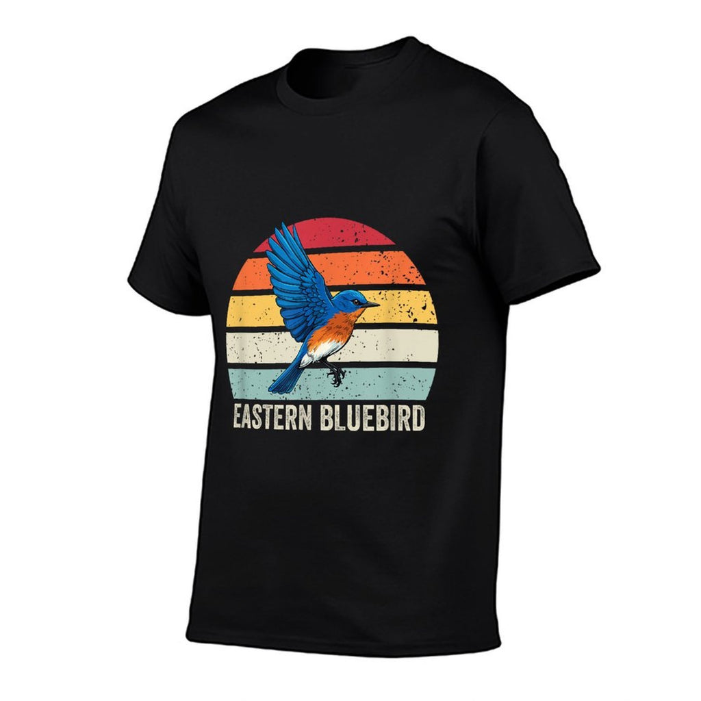 Eastern Bluebird Vintage Sunset, Eastern Bluebird  Vintage-inspired T-Shirt