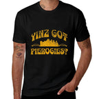 Pittsburgh Yinz Funny Yinzer Steel City 412 Pierogies Home  Stretchy T-Shirt