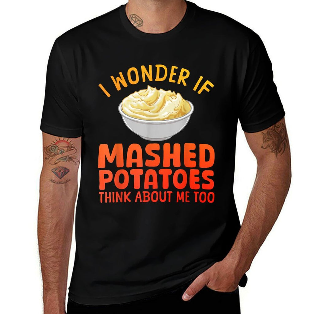 Mashed Potato Art For Men Women Thanksgiving Mashed Potato  Odor-resistant T-Shirt