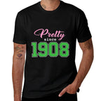 Pretty Since 1908 Sorority  Graphic-printed T-Shirt