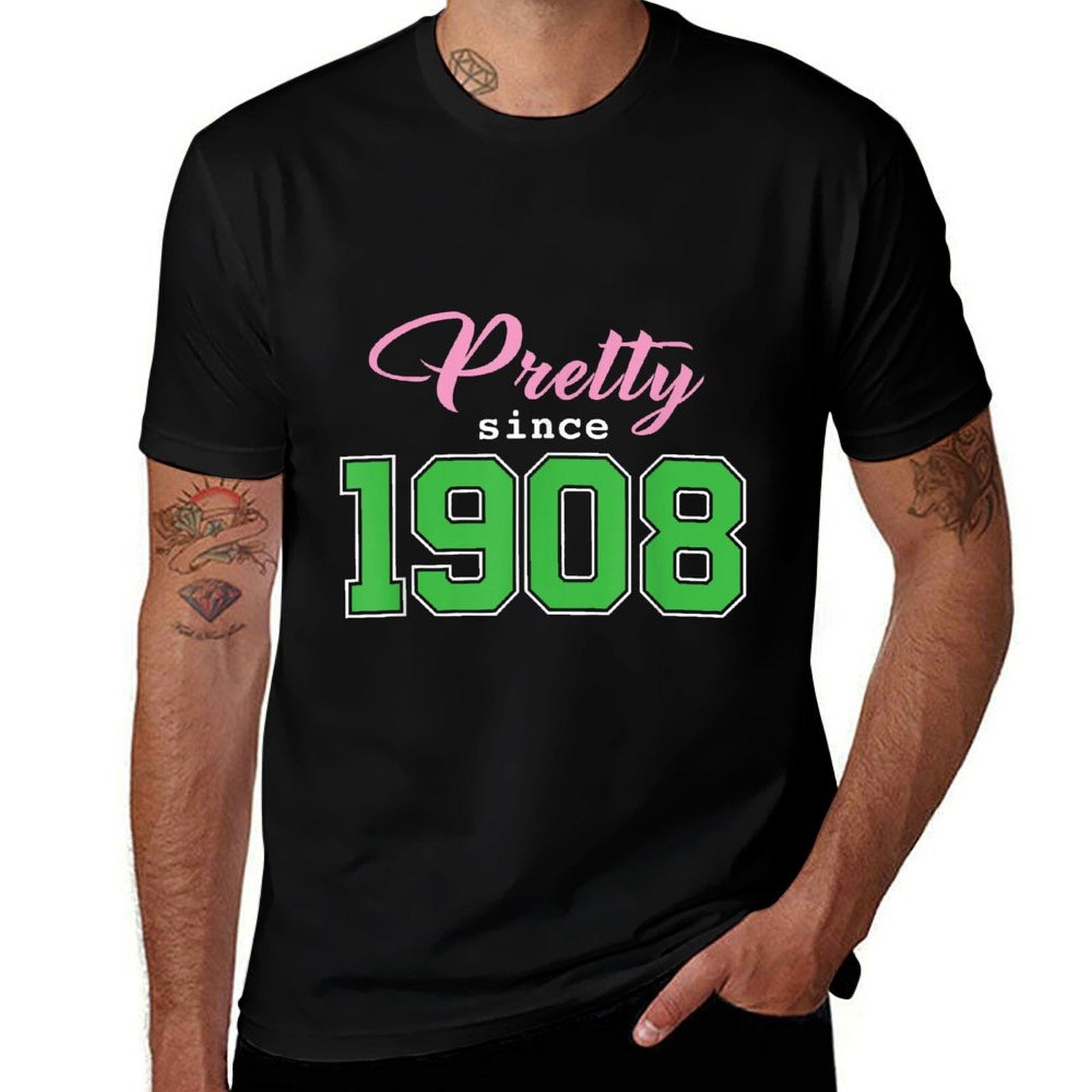 Pretty Since 1908 Sorority  Graphic-printed T-Shirt