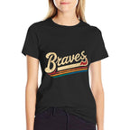 Vintage Braves Name Retro Classic  Moisture-wicking T-Shirt