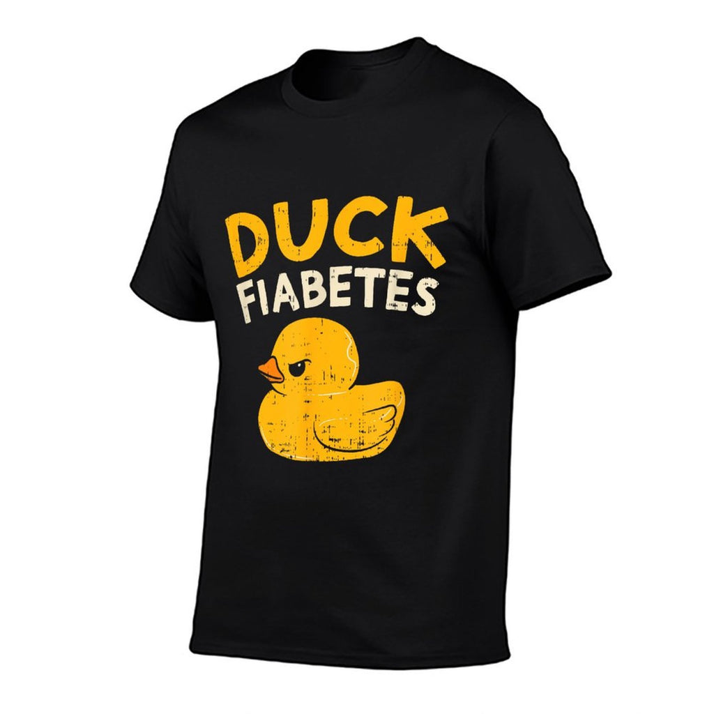 Funny Diabetes Awareness I Duck Fiabetes I Cool Rubber Duck Comfortable T-Shirt