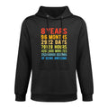 8th Birthday Gift 8 Years Old Being Awesome Shape Retention Hoodie