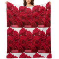 Happiness Journal with Red Roses Lightweight Throw Blanket