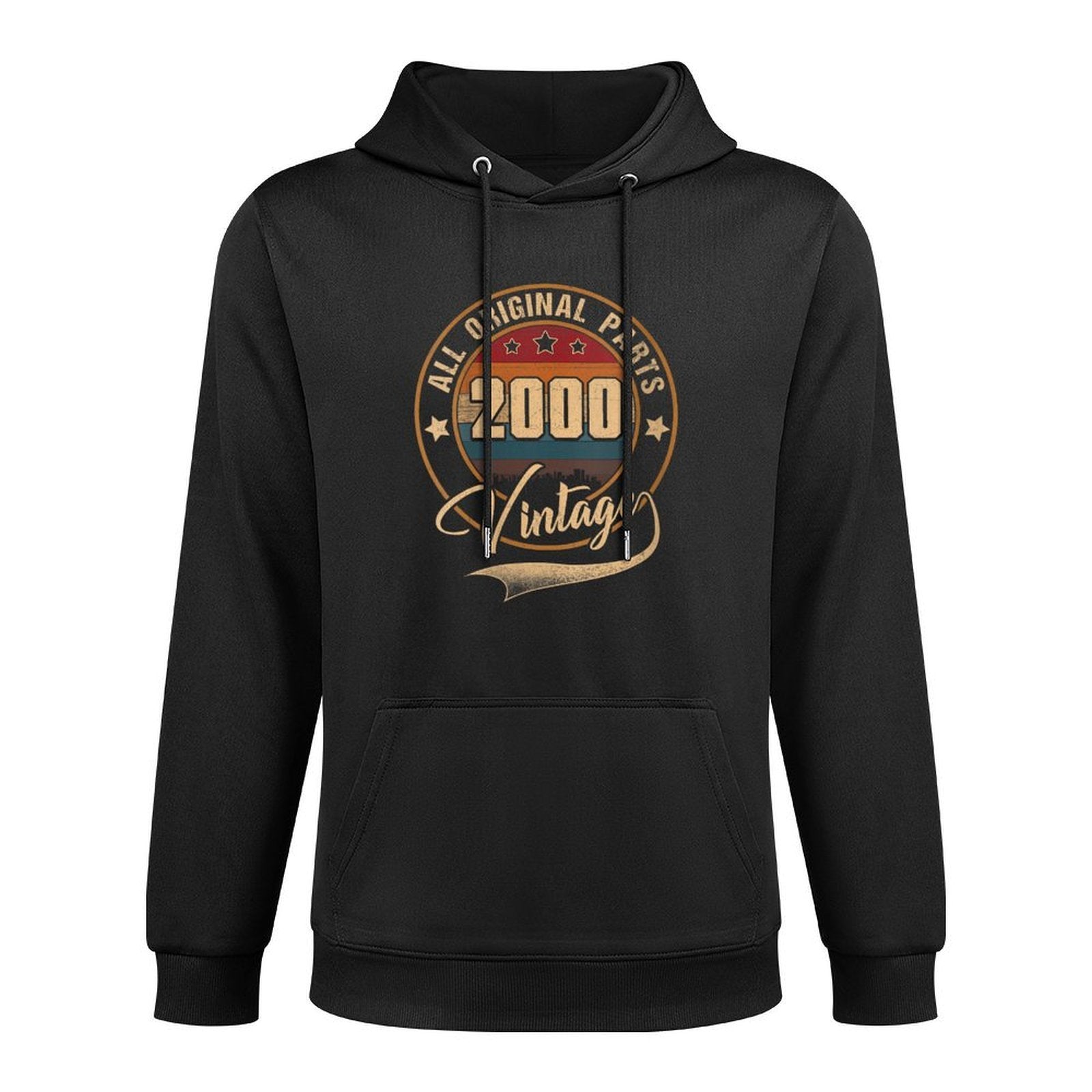 Womens Retro 25th Birthday Vintage 2000 25 Years Old All-Day Comfort Hoodie