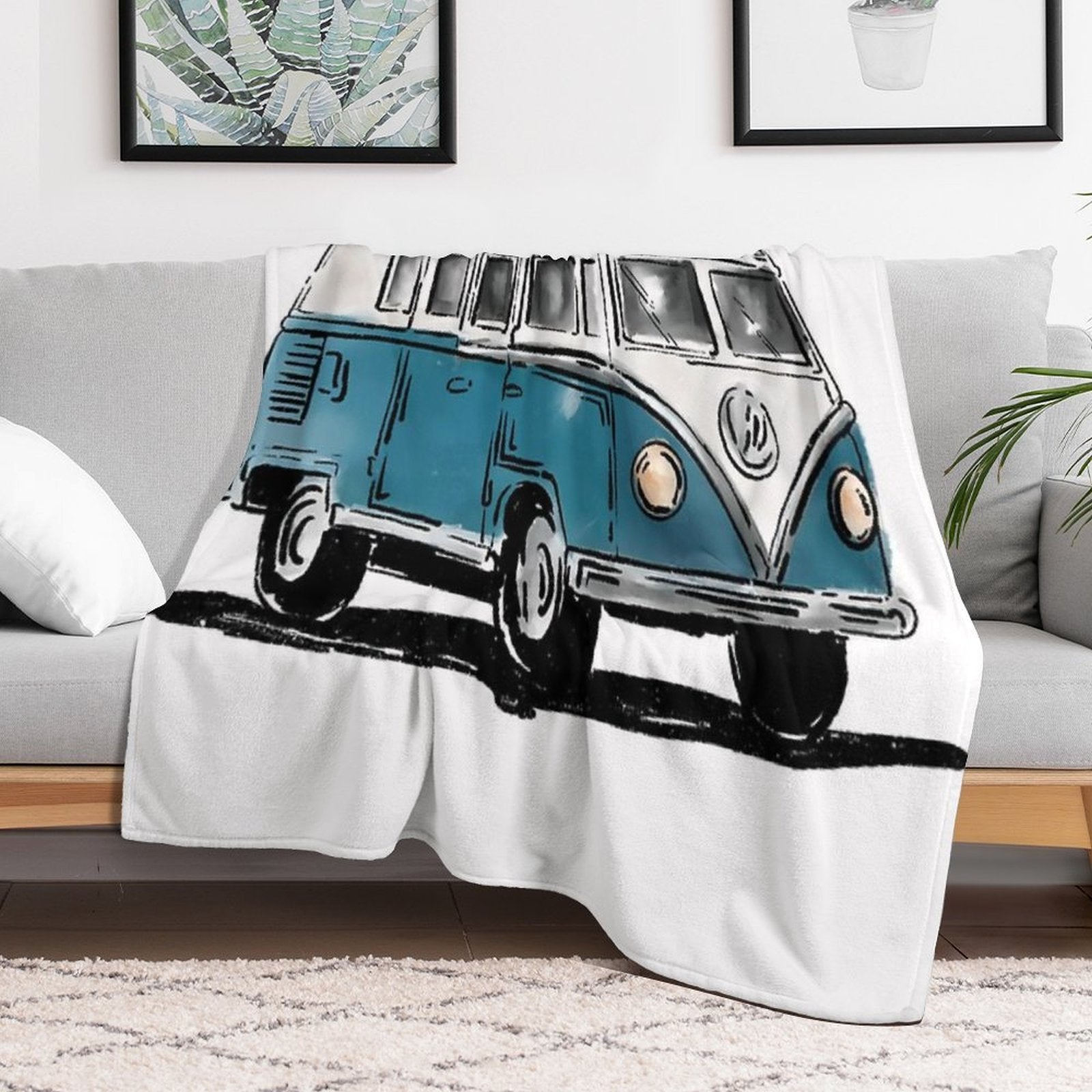 Van Versatility Throw Blanket