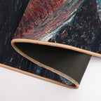 Van Goh Starry Night Sunflowers  Long-Lasting Bath Mat