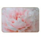 Blush Pink Delicate Peony  Non-Slip Bath Mat