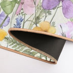 Summer Honey Wild Garden Flowers Nature Floral Art  Versatile Bath Mat