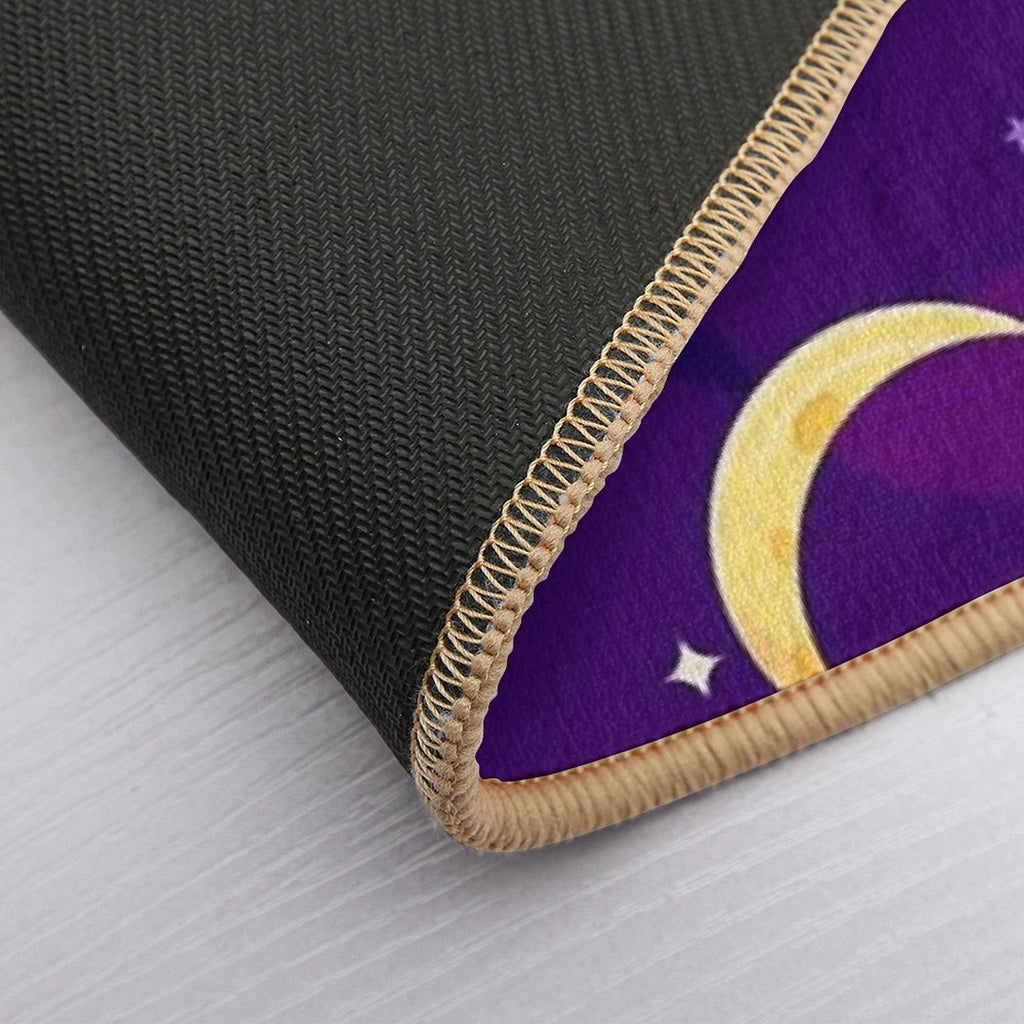 Moon Print with Stars  Dirt-Trapping Bath Mat