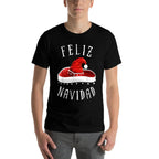 Santa Hat Sombrero Christmas Mexico Feliz Navidad T  Classic T-Shirt