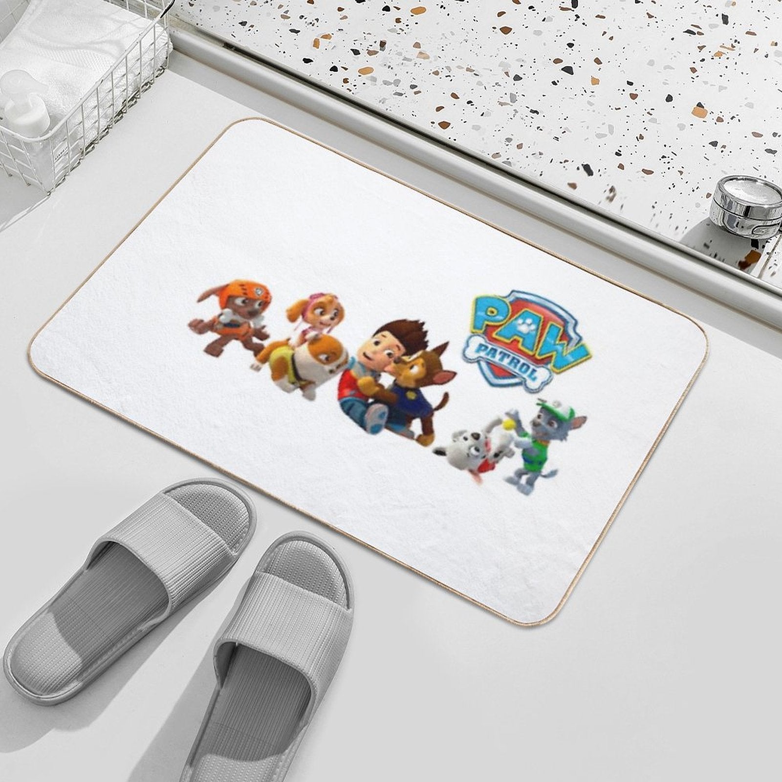 Paw Patrol Ryder And Pups  Absorbent Bath Mat