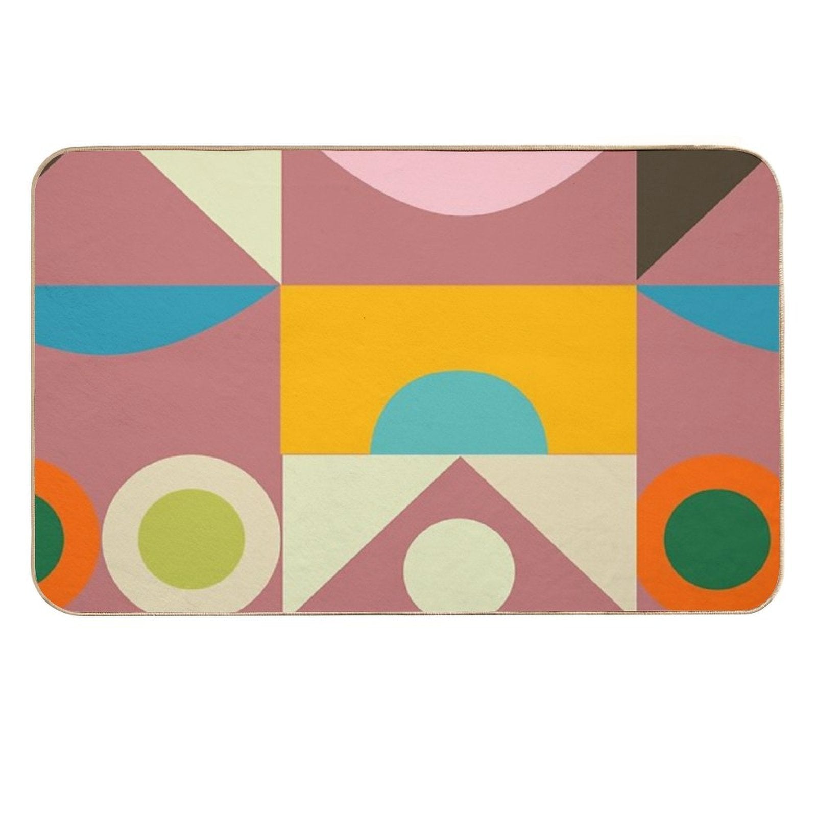 Club Mod Dance Pink  Long-Lasting Bath Mat