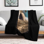 Dune Moons, Muad’Dib on Arrakis Durable Throw Blanket