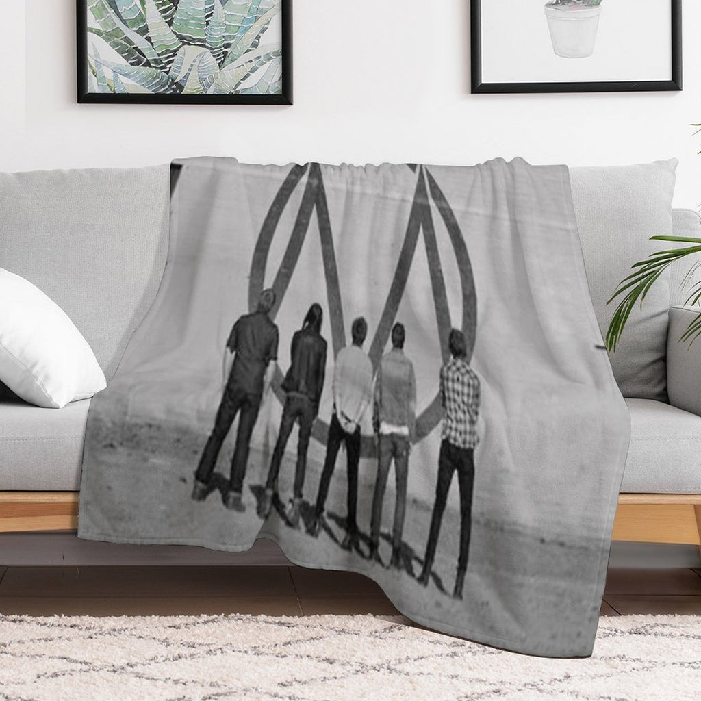 The Maine Looking Up Travel-friendly Throw Blanket