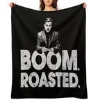 Boom. Roasted. - Michael Scott Eco-conscious Throw Blanket