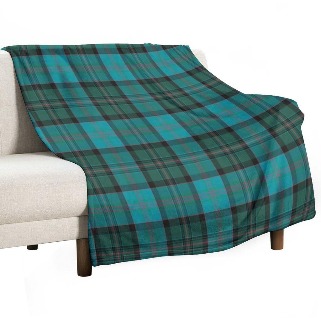 Munster Irish Tartan Plush Throw Blanket