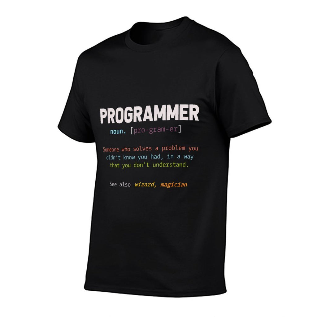 Programming Funny Computer Geek Gift Definition Programmer  Vintage-inspired T-Shirt