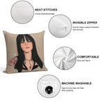 Billie Soft Bedroom Essential Throw Pillow