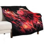 Axel Graffiti Machine-washable Throw Blanket