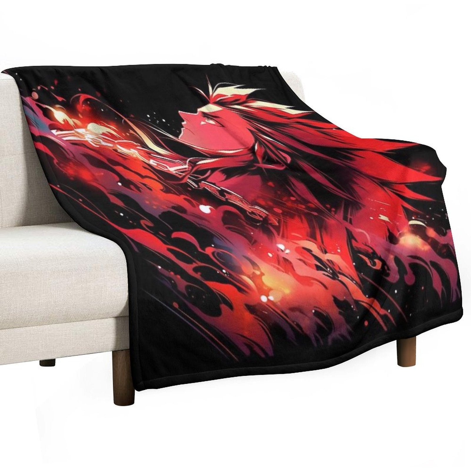 Axel Graffiti Machine-washable Throw Blanket