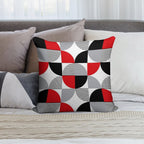 Colorful Geometry Soft Anti-Pilling Throw Pillow