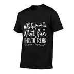 Teacher Christmas, Librarian Oh What Fun It Is To Read Men Women Kids  Odor-resistant T-Shirt