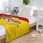 Sicilian Flag of Sicily Quick-dry Throw Blanket